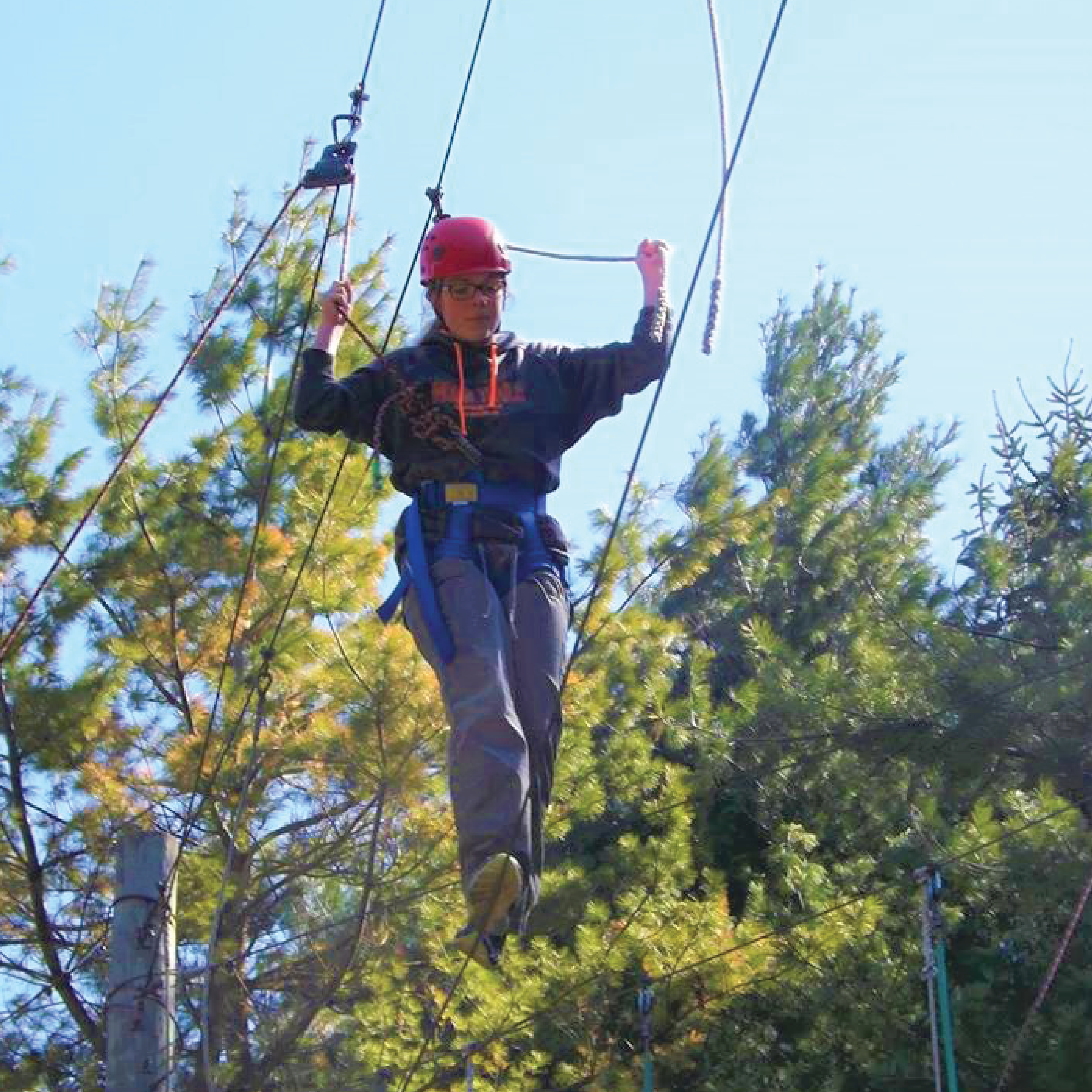 Photo of high ropes