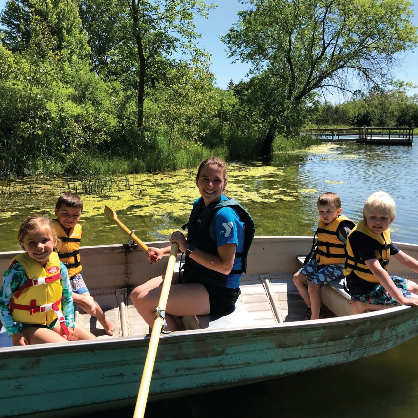 Photo of a row boat